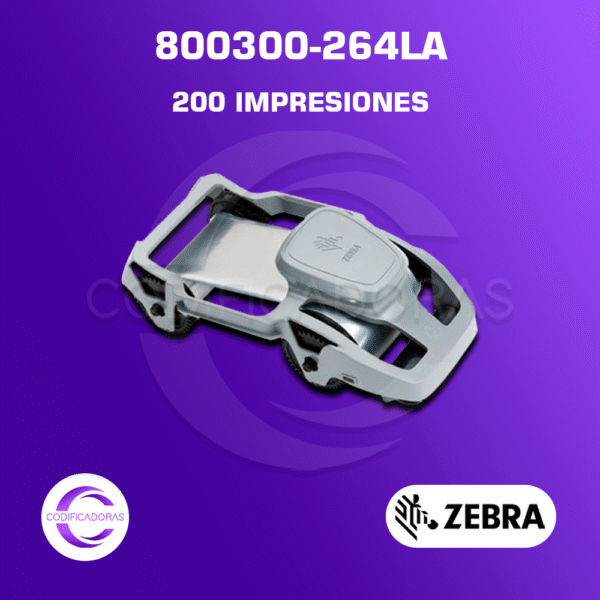 Cinta Ribbon Zebra 800300-264LA Efecto Metálico para impresoras de carnets Zebra ZC300