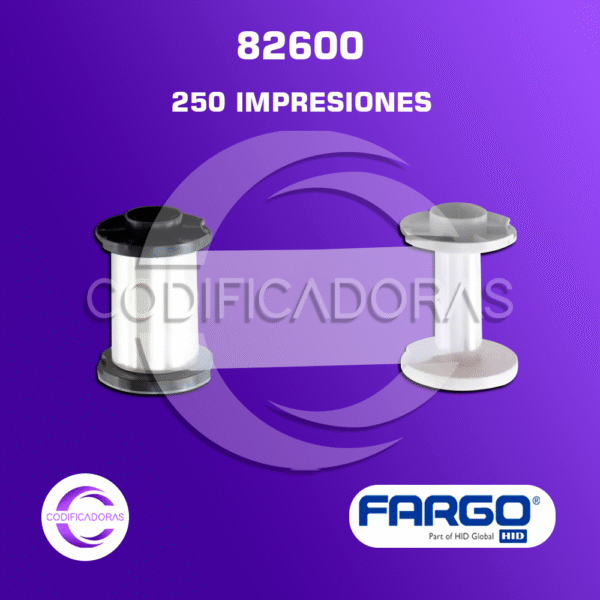 CINTA RIBBON FARGO 82600 - LAMINADOR POLYGUARD 0.6 mm PARA IMPRESORA DE CARNETS FARGO DTC1500 - DTC4500 - DTC4500e - HDP5000 - HDP5000e y HDP8500