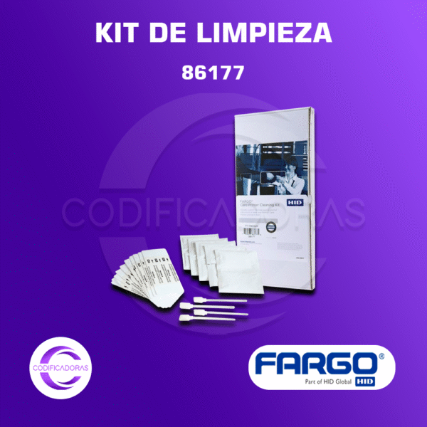 Kit de limpieza para impresoras de carnets Fargo serie DTC