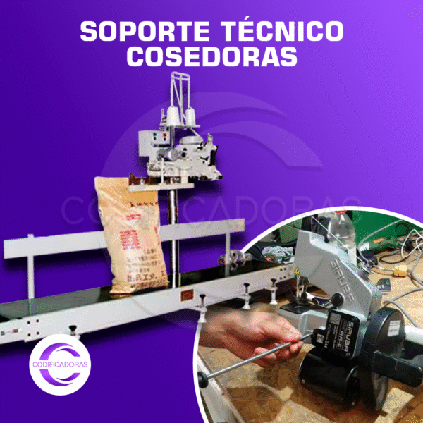 Soporte técnico de Cosedoras industriales