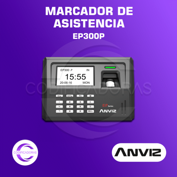 Marcador de asistencia Anviz EP300-P