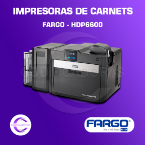 Impresora de Carnets a Doble Cara Fargo HDP6600 de Alta Resolución