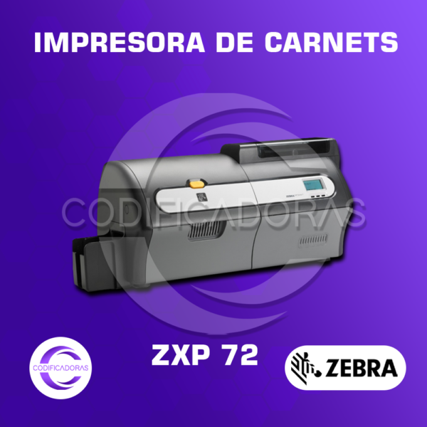 Impresora de Carnets Zebra ZXP Series 72 – Doble Cara