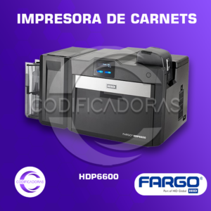 Impresora de Carnets a Doble Cara Fargo HDP6600 de Alta Resolución