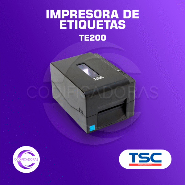 Impresora de Etiquetas por Transferencia Térmica-TSC TE200