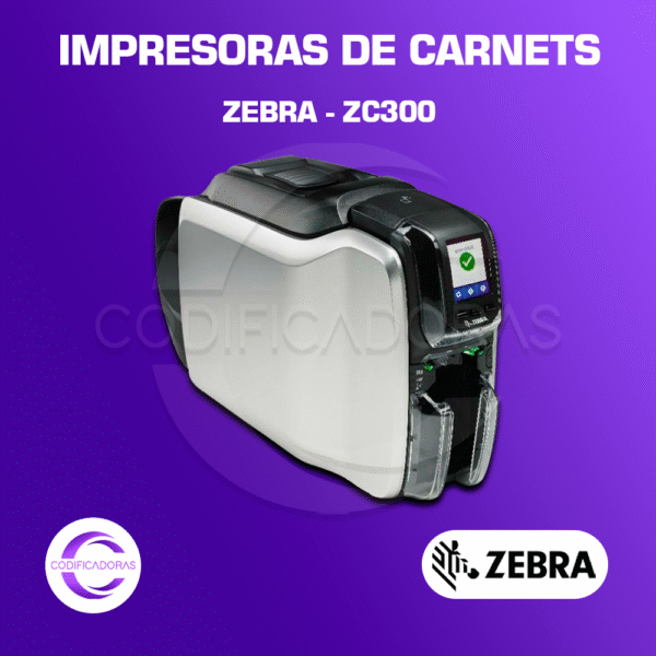Impresora De Carnets Zebra ZC300 – Doble Cara (ZC32)