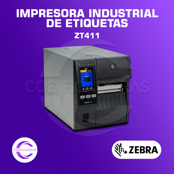 Impresora Industrial de Etiquetas Zebra ZT411