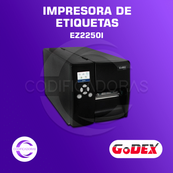 Impresora Industrial de Etiquetas Godex EZ2250i – Robusta, Precisa y de Alto Desempeño