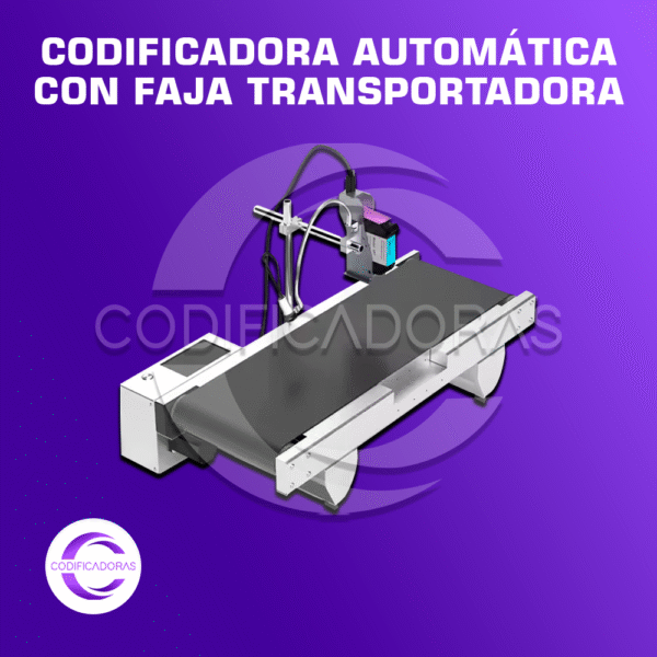 CODIFICADORA INDUSTRIAL AUTOMÁTICA INKJET CP400 CON FAJA TRANSPORTADORA