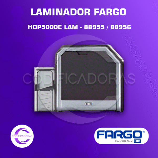 Laminador HID FARGO HDP5000e LAM (Modelos 88955 / 88956) – Laminadora de Tarjetas de Identificación y Credenciales PVC