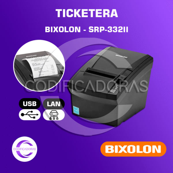 IMPRESORA TÉRMICA - TICKETERA - BIXOLON SRP-332II