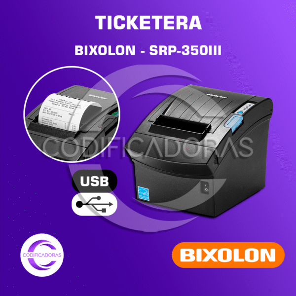 IMPRESORA TÉRMICA - TICKETERA - BIXOLON SRP-350III