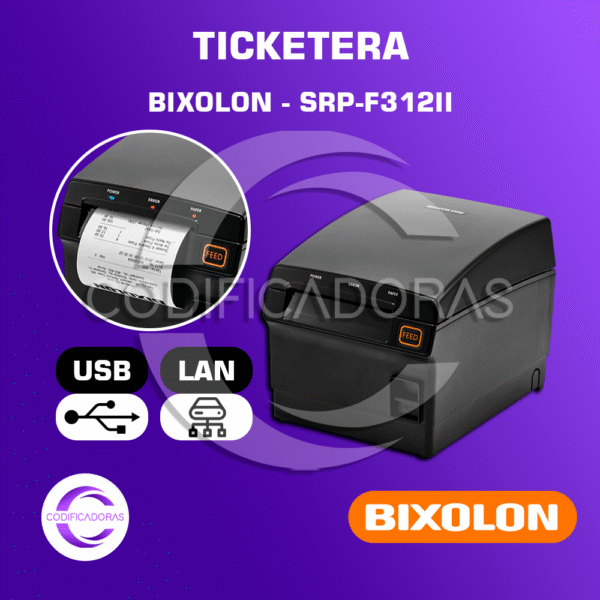 IMPRESORA TÉRMICA - TICKETERA - BIXOLON SRP-F312II