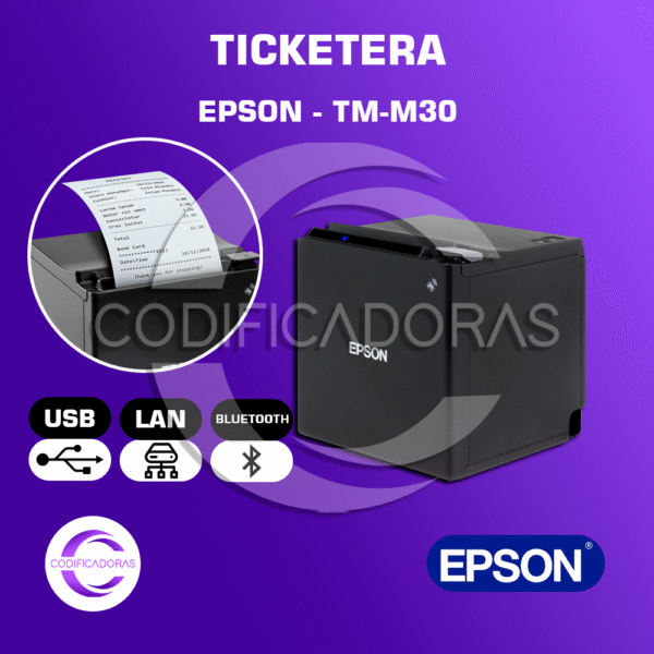 IMPRESORA TÉRMICA - TICKETERA - EPSON TM-M30