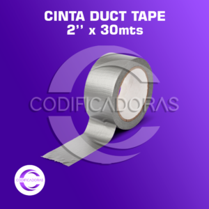 CINTA DUCT TAPE 2'' x 30mts