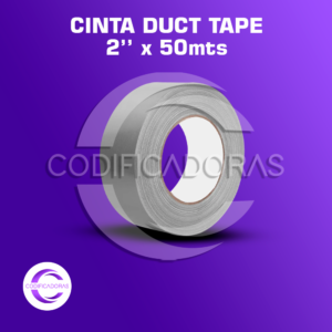 CINTA DUCT TAPE 2'' x 50mts