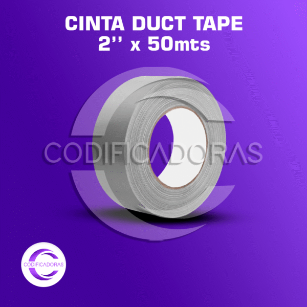 CINTA DUCT TAPE 2'' x 50mts