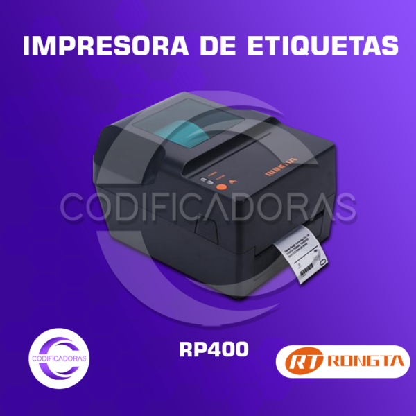 Impresora de Etiquetas Autoadhesivas – RONGTA RP400 – Impresora Térmica