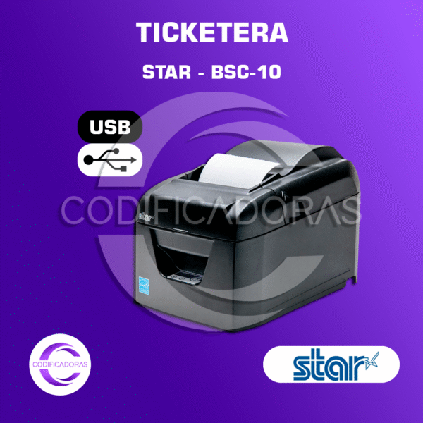 IMPRESORA TÉRMICA - TICKETERA - STAR - BSC-10