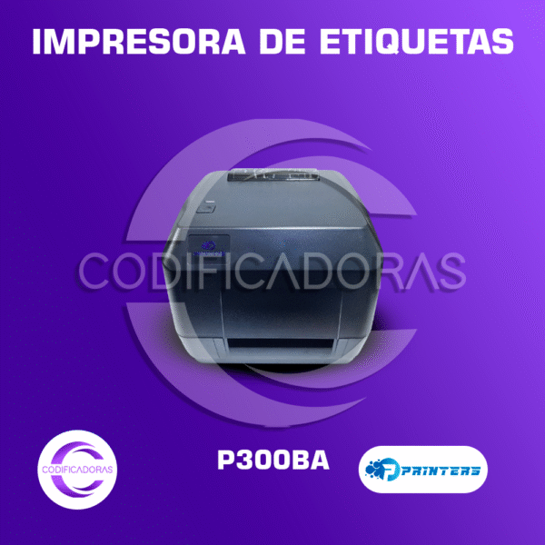 Impresora de Etiquetas Térmica Printers P300BA – Transferencia y Térmico Directo