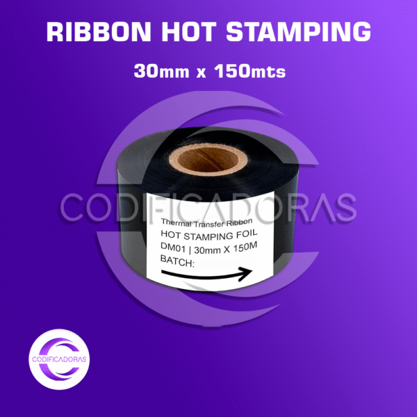 ROLLO RIBBON HOT STAMPING FOIL 30mm x 150mts