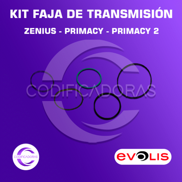 FAJA DE TRANSMISIÓN EVOLIS PARA IMPRESORAS DE CARNETS ZENIUS / PRIMACY / PRIMACY 2