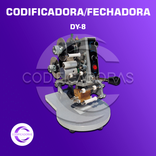 Codificadora / Fechadora Manual Dy-8 – Hot Stamping