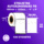 Rollo De Etiquetas Adhesivas 100mm X 150mm Pb – (Polipropileno Blanco) – Tuco 1″ – 500 Etiquetas Por Rollo