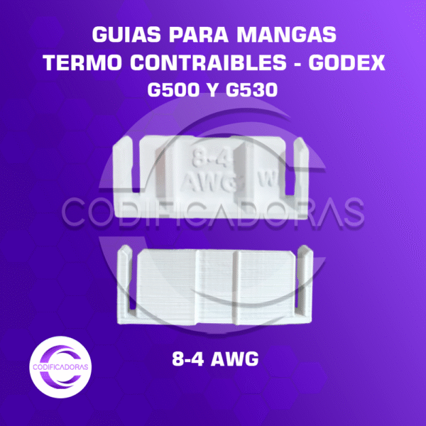 Guias Para Mangas Termocontraibles Compatibles GODEX G500 Y G530 – 8-4 AWG
