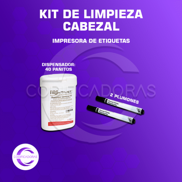 Kit de Limpieza para Cabezal de Impresora de Etiquetas