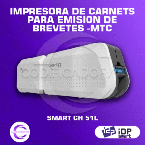 Impresora De Carnets Con Laminadora Para Emisión De Brevetes – MTC – SMART-51L (IDP Smart)