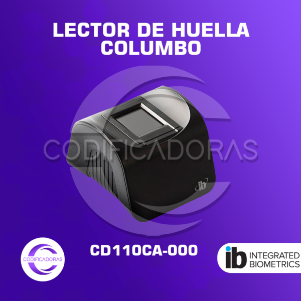 Lector de Huellas Columbo IB110CA-000 – Precisión, Velocidad y Confiabilidad
