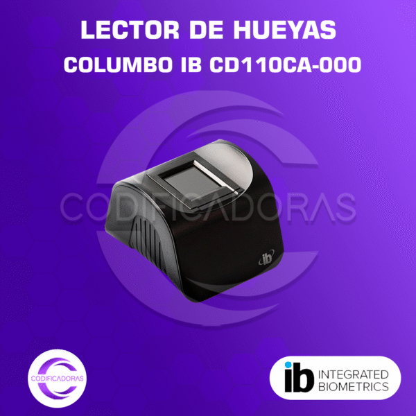 Lector de Huellas Columbo IB110CA-000 – Precisión, Velocidad y Confiabilidad