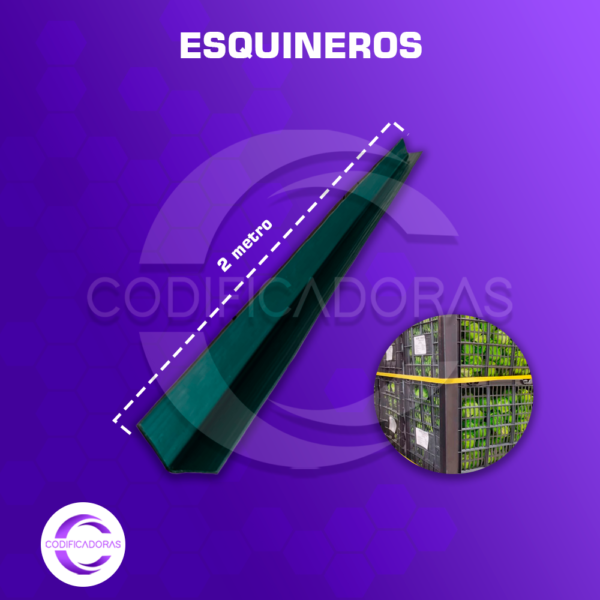 Esquinero de Plástico Reciclado 2 m – Protección Duradera para Agroindustrias