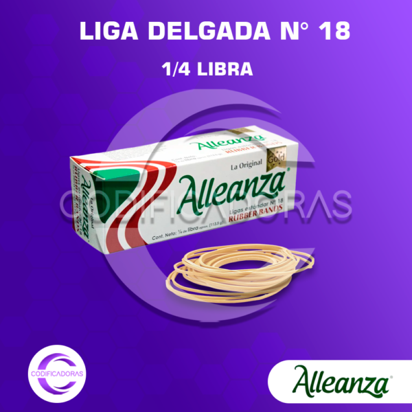 Liga Delgada N.° 18 – Presentación 1/4 de Libra (80 cajitas)