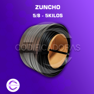 Zuncho 5/8" – Rollo 5 kg - Ideal para Cajas Ligeras y Embalaje Seguro