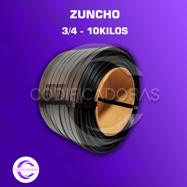 Zuncho 3/4" – Rollo 10 kg - Ideal para Cajas Ligeras y Embalaje Seguro