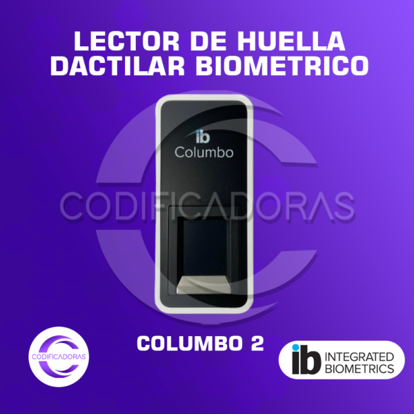 LECTOR DE HUELLA DACTILAR BIOMETRICO COLUMBO 2