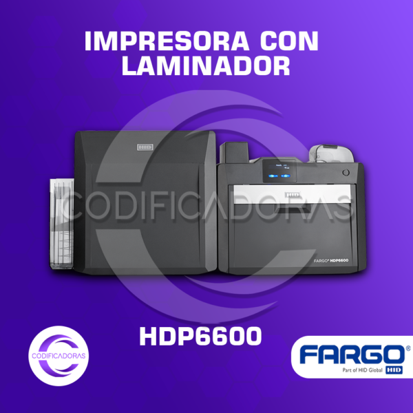 HID FARGO HDP6600 CON LAMINADOR