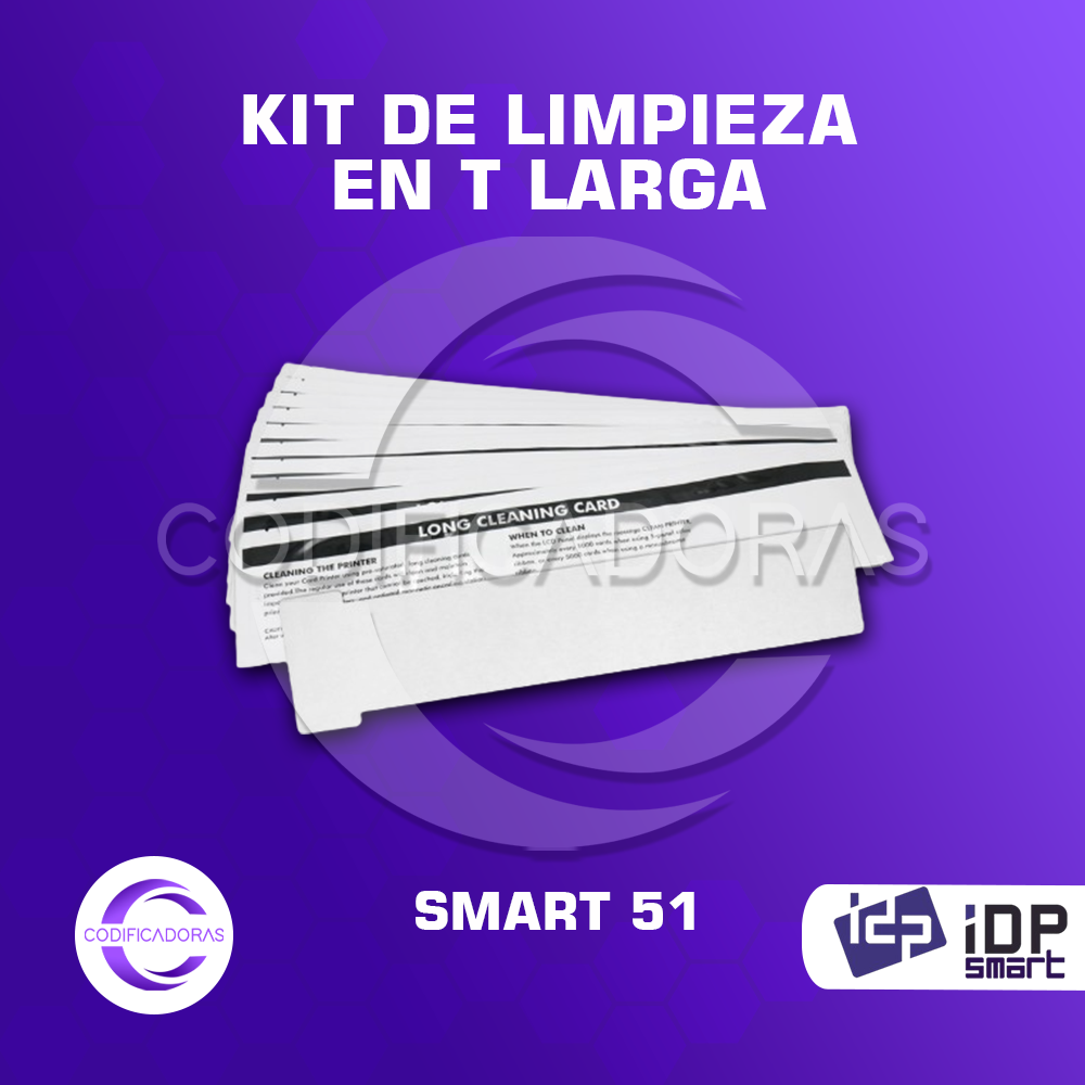 KIT DE LIMPIEZA IDP COD Kit de Limpieza en T Larga – IDP Smart 51 - Imagen 1