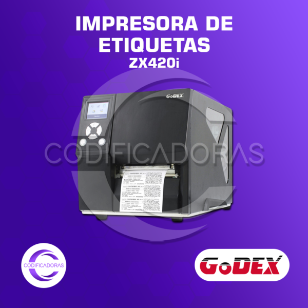 Impresora Industrial de Etiquetas Godex - ZX420i