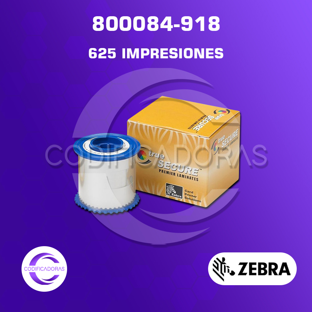 800084-918 CINTA RIBBON 800084-918 PARA IMPRESORA DE CARNETS ZXP SERIES 8 Y 9 - Imagen 1
