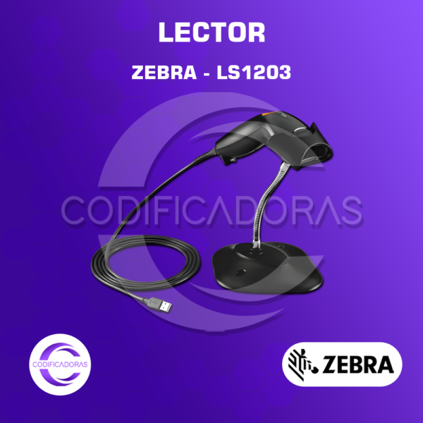 Lector de código de barra Zebra LS1203
